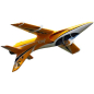 Preview: BK Freewing Ares 3D EPO gelb 6S High Performance EDF PNP 90er 1156 mm
